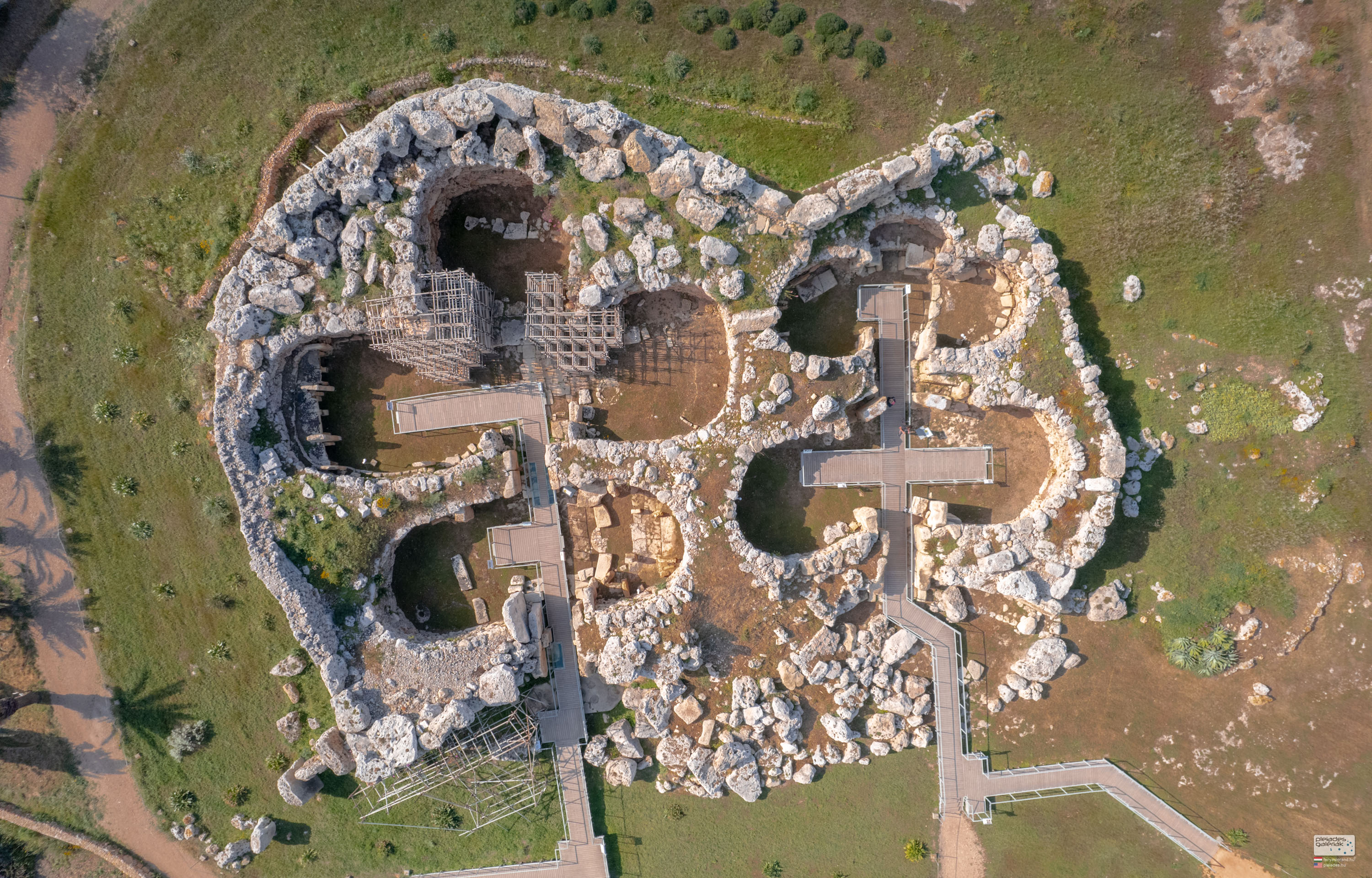 Ggantija neolitikus templom Gozon